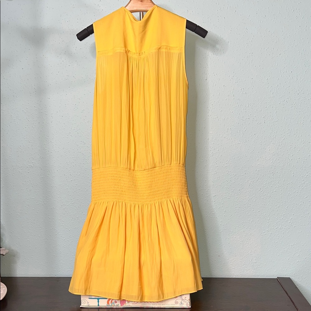 Ramy Brook Golden Pleated Midi Dress - Picture 3 of 4
